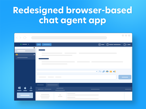 App Web d'agent de chat repensée