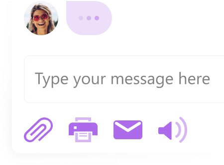 Configurez l'ensemble des fonctions de chat disponibles pour votre client Ensemble de fonctionnalités de la fenêtre de chat